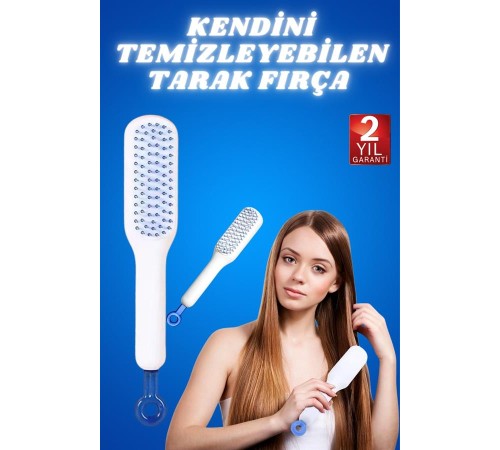 Kendini Temizleyen Tarak Fırça Geri Çekilebilir Evcil Hayvana Uygun Sıkı Dişli