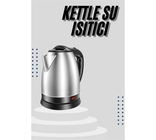 Kettle C F Tipi 220-240V Paslanmaz Çelik Elektrik Kablolu Otomatik Kapanma
