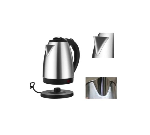 Kettle Su Isıtıcı C F Priz Uyumlu 220 - 240 V Paslanmaz Çelik Kablolu