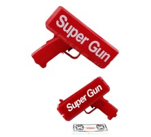 Kırmızı Çocuklara Özel Para Fırlatma Makinesi Para Saçma Tabancası