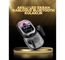 Kişiselleştirilebilir LED Ekranlı Bluetooth Kulaklık – Oyun & Müzik Modlu