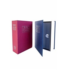 Kitap Görünümlü Gizli Kasa Büyük Boy Anahtarlı Kilitli Para Kasası