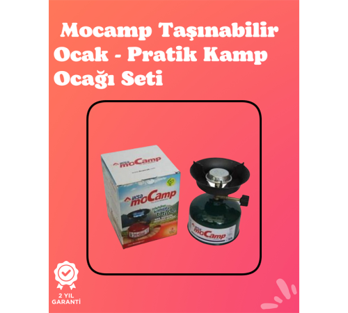 Kolay Ayarlanabilir Alevli ve Güvenli Metal Kamp Ocağı