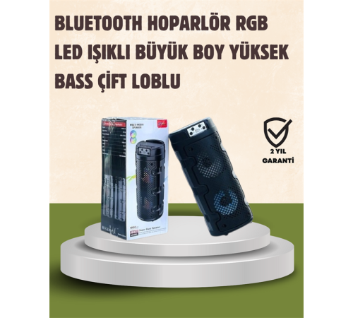 Kompakt Tasarım, Yüksek Ses Performansı – Çoklu Giriş Seçenekli Kablosuz Hoparlör (Bluetooth, USB, SD Kart, AUX)