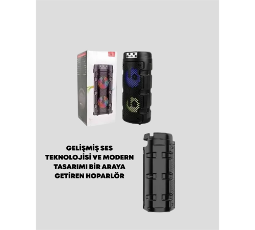 Kompakt Tasarım, Yüksek Ses Performansı – Çoklu Giriş Seçenekli Kablosuz Hoparlör (Bluetooth, USB, SD Kart, AUX)