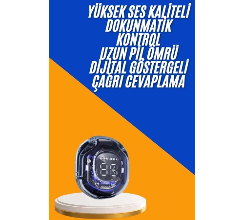 Kulak İçi Bluetooth Kulaklık ANC ENC Özellikli Şarj Göstergeli Kablosuz Kulaklık