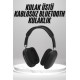 Kulak Üstü Kablosuz Bluetooth Kulaklık Yumuşak Süngerli SD Kart Girişli