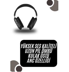 Kulak Üstü Kablosuz Bluetooth Kulaklık Yumuşak Süngerli SD Kart Girişli