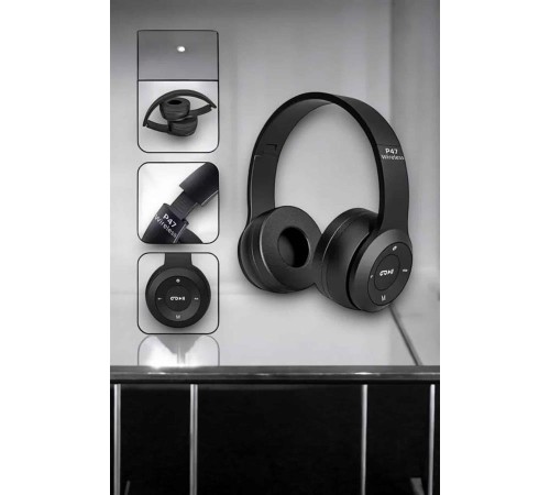 Kulak Üstü TF Kart ve AUX Destekli Ergonomik Bluetooth Kulaklık