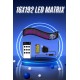 Kumandalı App Kontrollü LED Ekran 16X192 Led Matrix Araç Camı Yazısı