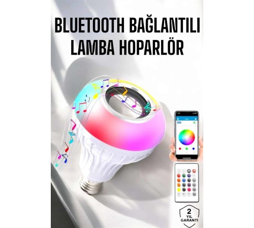 Lamba Led Hoparlör Dayanıklı ve Uzun Ömürlü Bluetooth Hoparlör