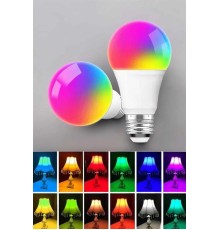 Led Ampul Enerji Dostu RGB Işıklı 100W Led Işık