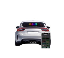 LED MATRİX 16X96 pixel neon ışıklı tüm araçlara uyumlu