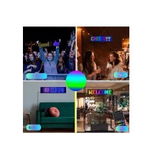 Led Matrix Bluetooth Bağlantılı Araç Camına Uygun Pixsel Görünümlü 16X96