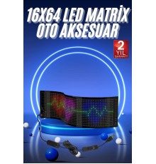 LED Matrix Panel RGB Ekran Kumandalı 16X64 Araç Camına Uygun
