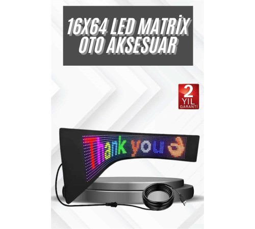Led Panel 16*64 Led Uzaktan Kumandalı Telefon Kontrollü LED Ekran Led Panel 16*64 Led Uzaktan Kumandalı Telefon Kontrollü LED Ekran