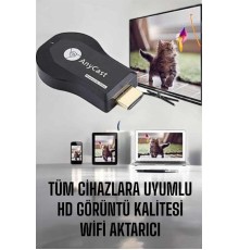 M9 Plus Kablosuz Görüntü+Ses Aktarıcı HDMI TV