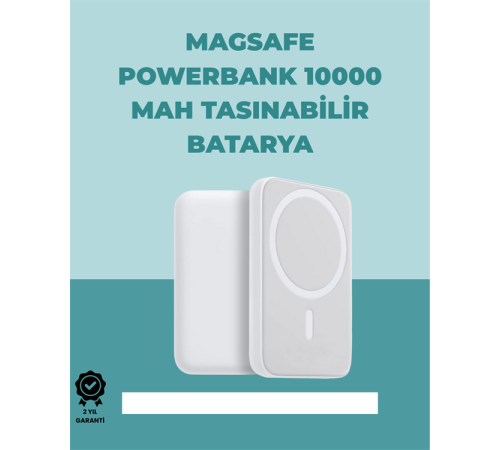 MagSafe Manyetik Powerbank – iPhone İçin Hızlı, Kablosuz ve Güvenli Şarj
