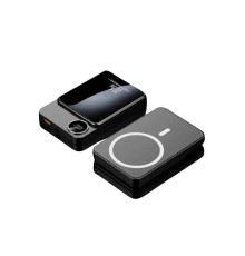 Magsafe Powerbank 10.000 mAh 22.5 Watt Hızlı Şarj Göstergeli Kablosuz Taşınabilir Şarj