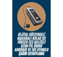 Makaralı Kulaklık SD Kart Girişli Dijital Göstergeli Kablolu Bluetooth Kulaklık