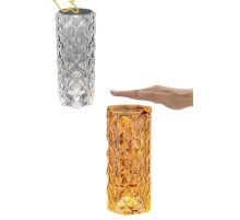 Masa ve Gece Lambası Şık ve Dayanıklı Sensörlü Şarjlı Kristal Lamba