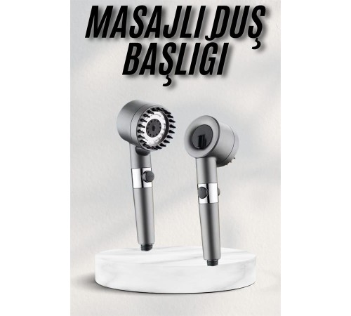 Masaj Etkili Turbolu Çok Fonksiyonlu Filtreli Duş Başlığı Yeni Nesil