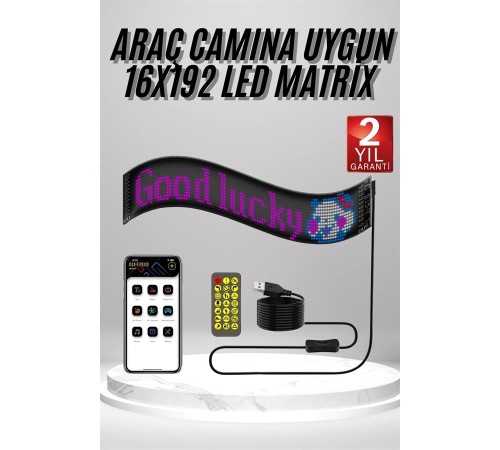 Matrix Led  Dijital Ekran Kumandalı LED Ekran Yazı