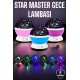 Mavi ve Mor Işıklı Star Master Projeksiyon Lambası
