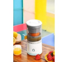 Meyve Sıkacağı USB Şarjlı Taşınabilir Çift Bıçaklı Güvenlik Kilidi