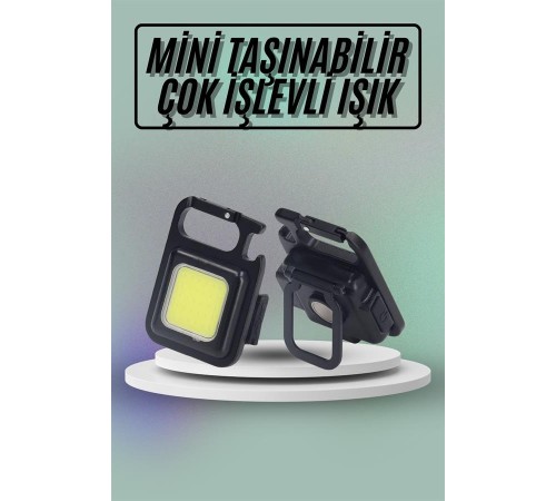 Mıknatıslı Parlak Led Işık 3 Fonksiyonlu Şarj edilebilir Ledli Mini Taşınabilir