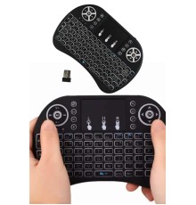 Mini Klavye  Pc Playstation Ledli Mouse Rgb Mouse Bluetooth Usb