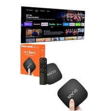 Mx Box Android Tv Media Sound 4K Ultra HD Görüntü Kaliteli