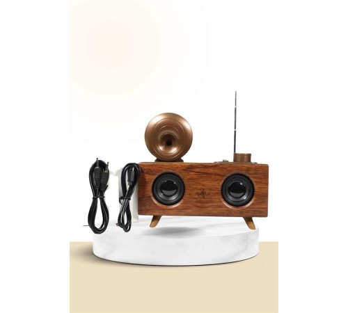 Nostaljik Radyo Bluetooth Bağlantılı Şarjlı Yüksek Ses Kaliteli