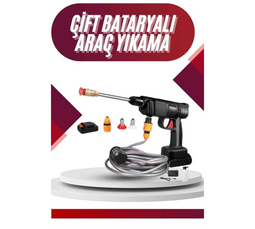 Oto Araba Yıkama Şarjlı Ve Yüksek Basınçlı Oto Yıkama Ve Sulama Tabancası Oto Araba Yıkama Şarjlı Ve Yüksek Basınçlı Oto Yıkama Ve Sulama Tabancası