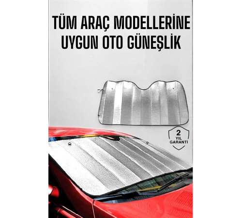 Oto Güneşlik Tüm Araç Tiplerine Uygun Isı Önleyici