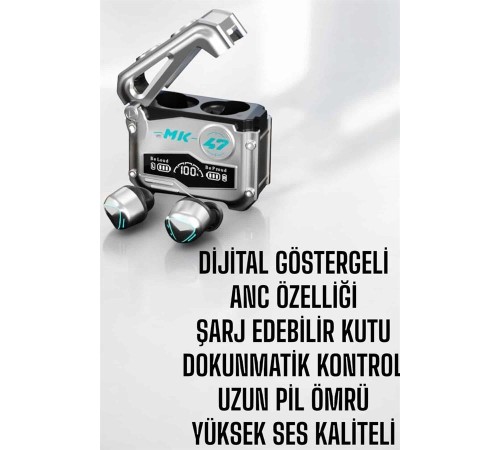 Kulaklığı Bluetooth Bağlantılı ANC Özelliği 5.0 Bluetooth