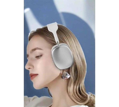 P9 Plus Kablosuz Kulak Üstü Bluetooth Kulaklık Beyaz Yüksek Ses Kaliteli