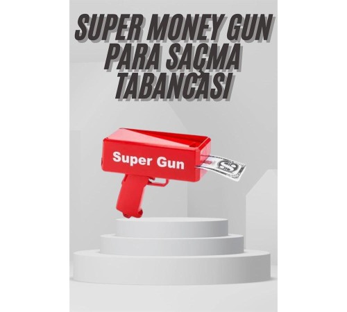 Para Dolar Saçma Para Atma Tabancası Otomatik Kırmızı Oyuncak Para Dolar Saçma Para Atma Tabancası Otomatik Kırmızı Oyuncak