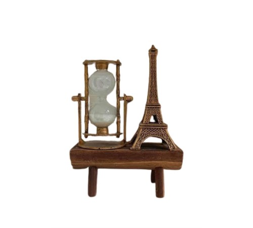 Paris Eyfel Kulesi Hediyelik Eyfel Retro Kum Saati Dekoratif Eşya