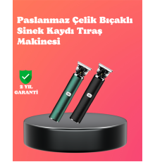Paslanmaz Çelik Bıçaklı Sinek Kaydı Tıraş Makinesi Uzun Ömürlü