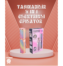 Paslanmaz Çelik Bıçaklı USB Epilatör – Kaş, Üst Dudak ve Çene Tüy Temizleyici