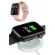 Pembe Akıllı Saat 49mm iOS & Android Uyumlu Arama Özellikli