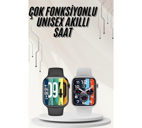 Plastik Kordonlu Kalp Atışı Uyku Takibi ve Çağrı Cevaplayabilen Akıllı Saat