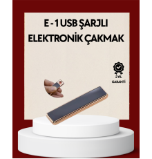 Plazma Ark Teknolojili Elektrikli Çakmak – Dokunmatik, LED Göstergeli, Şarj Edilebilir