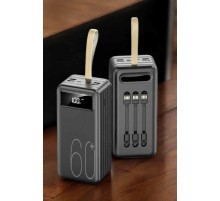 Powerbank 60.000 MAH 4 Portlu Uzun Şarj Süreli Dijital Göstergeli