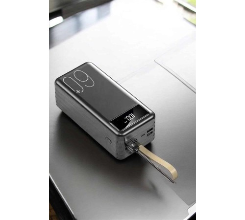 Powerbank 60.000 MAH Dijital Göstergeli 4 Portlu Taşınabilir
