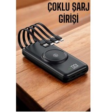 Powerbank Taşınabilir 10.000 Mah Hızlı Şarj Dijital Göstergeli