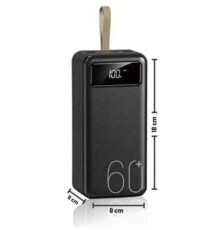 Powerbank Yüksek Kapasiteli 60.000 Mah Hızlı Şarj Şarj Özellikli Batarya
