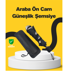 Pratik Ön Cam Güneşliği – Geniş Kapsama Alanı, Kolay Saklama