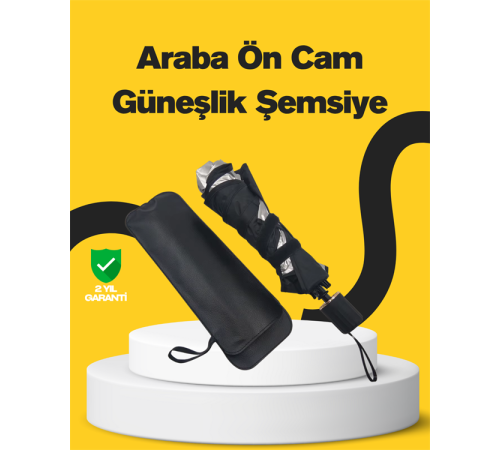 Pratik Ön Cam Güneşliği – Geniş Kapsama Alanı, Kolay Saklama